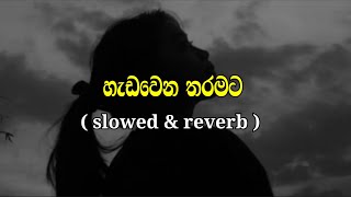 Hadawena Tharamata  slowed  reverb  Full Song [upl. by Josefa]