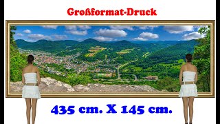 Annweiler am Trifels XXL Panorama Großformatdruck [upl. by Anahsar778]