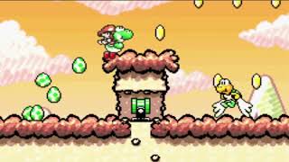 Yoshi’s Island Super Mario Advance 3 100 walkthrough  GBA Longplay  World 4 [upl. by Whitver]