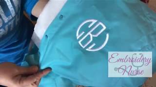 How to Embroider Different fabrics WITHOUT puckering [upl. by Sell]