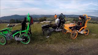 EV4 Mountain Cart riding in the Polish mountains Podhale [upl. by Nauquf491]