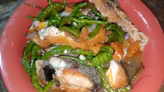 Pinakbet na Sili at Pritong Bangus Taob ang kaldero nanaman Mga lodi subscribers ilocanovlogger [upl. by Abdella]