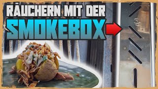 Räuchern mit dem Gasgrill  die Räucherbox Anleitung  Pulled Chicken Rezept [upl. by Aneerak]