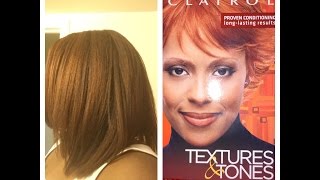 Clairol Textures And Tones Hair Color System Review And Application Afo Textured Hair [upl. by Mazel]