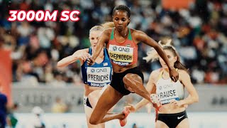 Beatrice Chepkoech Wins 3000m Steeplechase Gold  NPS Athletics Championships 2024 [upl. by Ellebasi202]