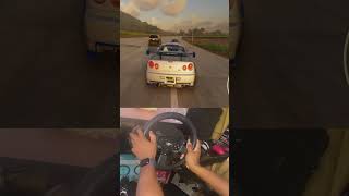 Skyline gtr r34 sweet overtake speed highway [upl. by Sherye]