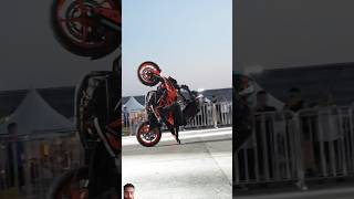 The ultimate stunt bike build 🤟wheeliebar wheelie stuntbike bikerstunt [upl. by Etom958]