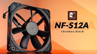 The Forgotten Noctua Fan  Noctua NFS12A Chromax Black Swap [upl. by Ardekan]