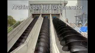 archimedes hydro generator [upl. by Ilzel]