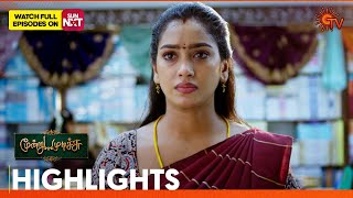 Moondru Mudichu  Highlights  26 Oct 2024  Tamil Serial  Sun TV [upl. by Rhu]