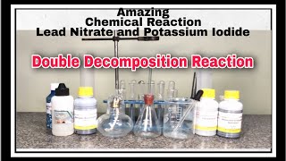 Amazing Reaction of Lead Nitrate and Potassium Iodide [upl. by Stucker]