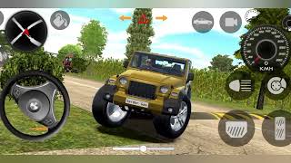 2024 Top Model Thar 4X4 Jeep  Indian Cars Simulator 3D  Gadi Wala Game [upl. by Sanborn]