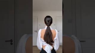 Ponytail Hairstyle hairstyle short shorts shortsfeed ponytail shortvideo treandingshort [upl. by Ain]