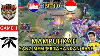 ONIC RAKSASA TEAM INDONESIA TUMBANG CAMBODIA 19  10 INDONESIA Game 1  FNATIC ONIC vs SYS MSC 2024 [upl. by Oinotla549]