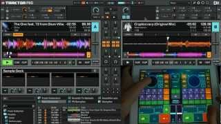 2Decks Control  Layout for Touch OSC  Traktor Pro [upl. by Nawuq]