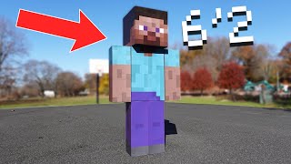 I Made Minecraft Steve In Real Life [upl. by Assilen461]