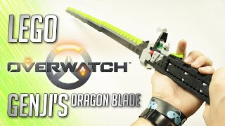 Overwatch LEGO Genjis Sword Dragon Blade [upl. by Harts]