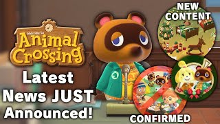 All Animal Crossing News JUST Announced This Week [upl. by Anitsim]