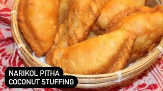 NARIKOL PITHA  COCONUT STUFFING [upl. by Dadinirt]