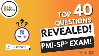 PMI SP Exam Frequently Asked Questions [upl. by Aydne]