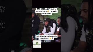 Otf Jam lying to everyone in the interview otf lildurk street hiphop interview chicagorapper [upl. by Beitnes]