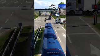 Reckless Red Light Driver VS Angry Green Light Driver 🤣 ets2 eurotrucksimulator2 shorts [upl. by Fadden]