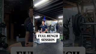 Benching for strength shorts power strengthtraining [upl. by Erdried585]