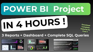 COMPLETE POWER BI Project in 4 Hours [upl. by Liz]