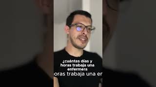 Horas de trabajo de enfermeras en EE UU 👩🏻‍⚕️ enfermeriaenestadosunidos [upl. by Ocir]