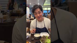 hole in the wall restaurant in korea 🇰🇷 bossam armystew korea koreanfood mukbang seoul [upl. by Annaul931]