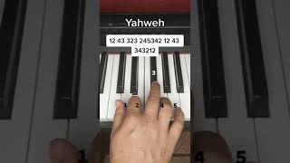 Yahweh piano tutorial [upl. by Walt222]