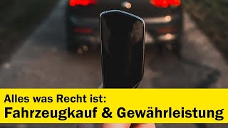 Alles was Recht ist Fahrzeugkauf amp Gewährleistung  ÖAMTC [upl. by Drofniw]