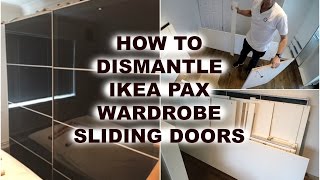 IKEA PAX WARDROBE DISMANTLING [upl. by Nosylla]