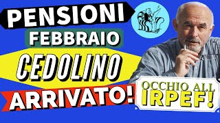 ⚡️ PENSIONI CEDOLINO FEBBRAIO ARRIVATO❗️ MA ATTENZIONE ALL IRPEF❗️🔎 🤷 [upl. by Ayoral]