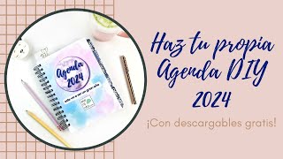 Cómo hacer tu propia agenda DIY 2024 con imprimibles gratis [upl. by Ancilin]