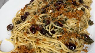 Spaghetti alla poverella quotRICETTA TIPICA PUGLIESE facilissimaquot 😋🇮🇹 cooking italianspaghetti [upl. by Irmine43]