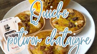 Recettes Companion — QUICHE POTIRON CHATAIGNE [upl. by Oileve]