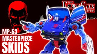 MP53 Masterpiece SKIDS EmGos Transformers Reviews N Stuff [upl. by Siroled719]