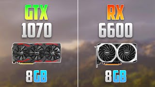 GTX 1070 vs RX 6600  How Big is the Difference [upl. by Tare521]