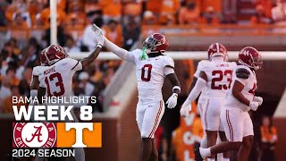 Alabama’s Highlights vs Tennessee  2024 CFB [upl. by Pang]