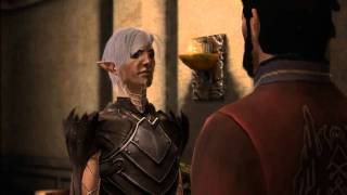 Dragon Age 2  Romance between Fenris and male Hawke  Hot scene [upl. by Einnalem]