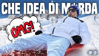 torniamo BAMBINI sulla NEVE e rischiamo la vita 😅❄️ Trentino Vlog 2 🇮🇹 [upl. by Ahsyat]