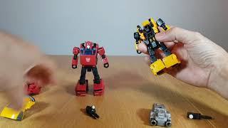 Transformers WFC Earthrise Cliffjumper and Netflix Bumblebee upgrade kits [upl. by Atok67]