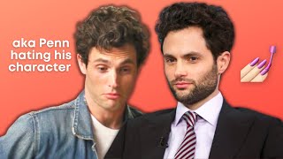 Penn Badgley being a woke feminist king for 5 minutes straight [upl. by Safoelc]