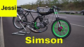 Insane Simson S51 Tuning Drag Racing the Ultimate 2Stroke Machine [upl. by Otcefrep]