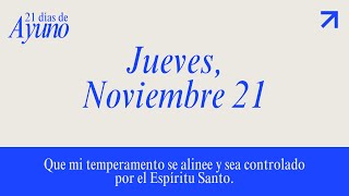 21 Días de AyunoDía 12 Que mi temperamento se alinee con el Espíritu Santo  Iglesia Ríos de Vida [upl. by Barbe]