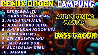 REMIX ORGEN LAMPUNG PALING ENAK BANGET 2024 FULL ALBUM POPULER VIRAL FULL BASS GACOR AUDIO MANTAP [upl. by Kelleher3]