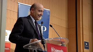 Interview dAlain Juppé de passage à sciences po [upl. by Ahsiemaj58]