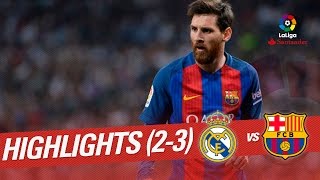 RESUMEN  FC Barcelona 23 Real Madrid CF  Supercopa de España 2022  Primera semifinal [upl. by Jaf555]