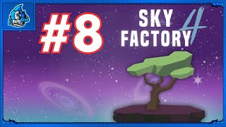 Skyfactory 4 DAY 8  Mystical Agriculture [upl. by Dorkas]